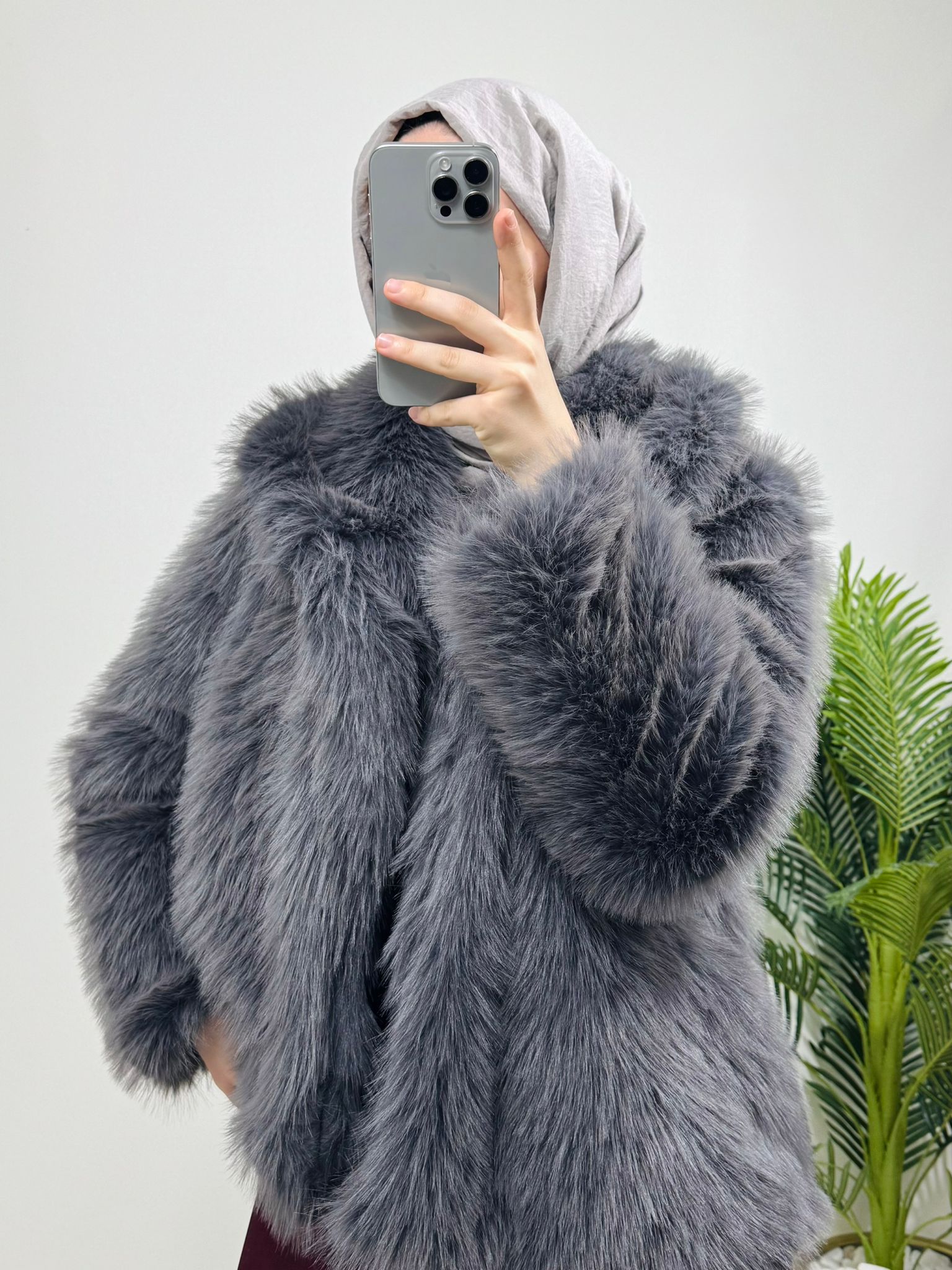 GOLD DÜĞME DETAY SUNİ KÜRK